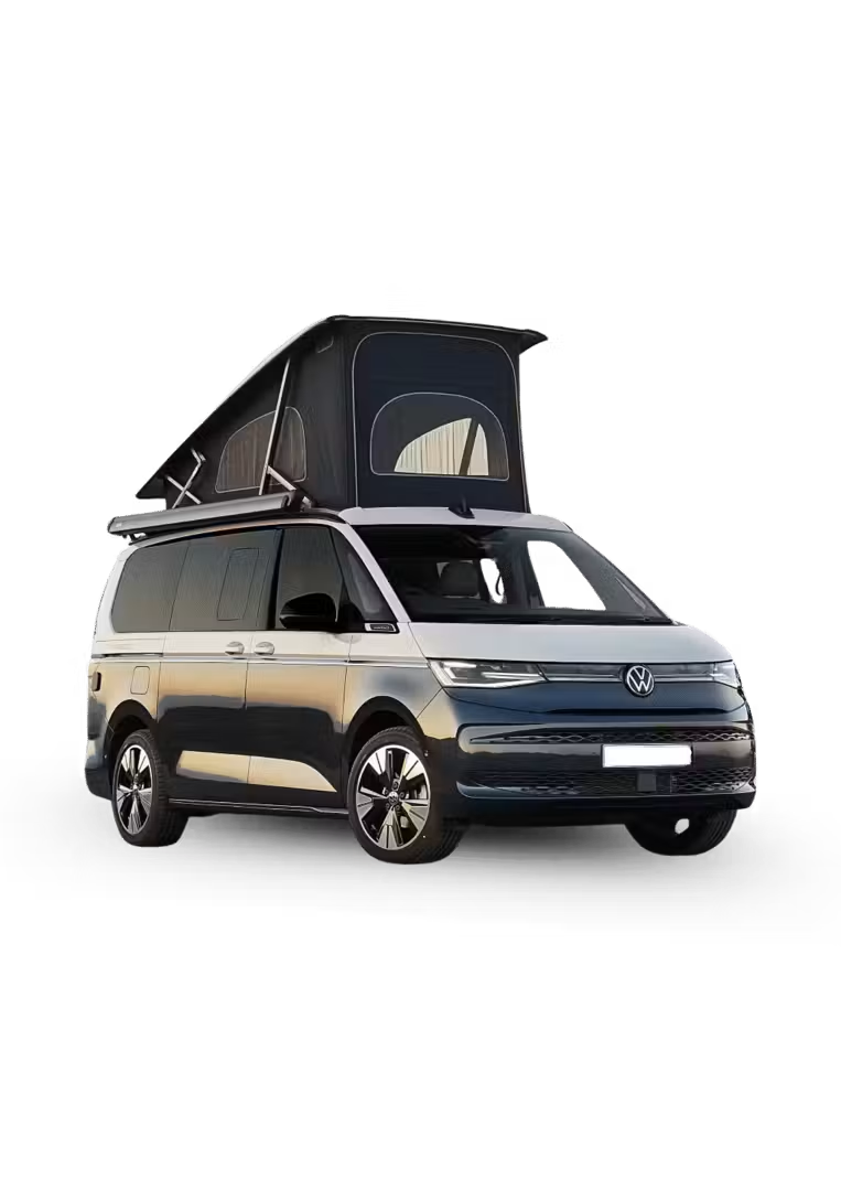 Volkswagen California z dvignjeno spalno streho